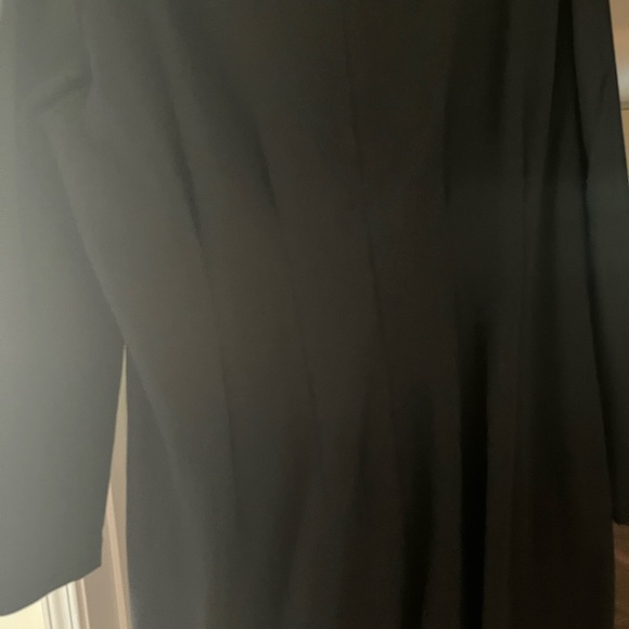 Black, Lafayette 148 cocktail dress with sleeves. Embellished. Size 14 - Picture 6 of 7